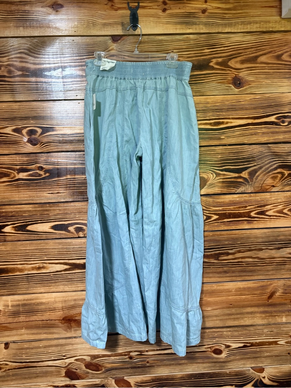 We The Free Dawn on Me Light Blue Wide-Leg Jeans with Front Side Pockets - Picture 4 of 5
